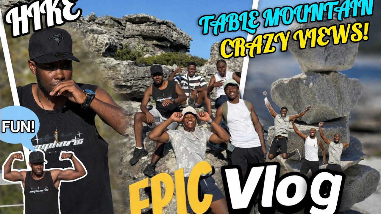 VLOG : WEEKEND HIKING WITH THE BOYS⛰️...THIS HAPPENED😅.. // CRAZY MOMENTS AND VIEWS🏞. 