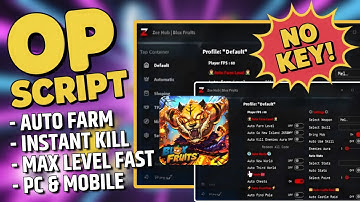 OP ⚡ Blox Fruits Script (NO KEY) - Auto Farm, Fruit Sniper, Dragon Fruit Esp, Instant Kill & More!