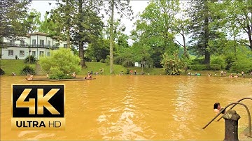 FURNAS 🇵🇹 São Miguel 🇵🇹 Azores 🇵🇹 Portugal 🇵🇹 4K UHD 2022 hot therms and city 4K