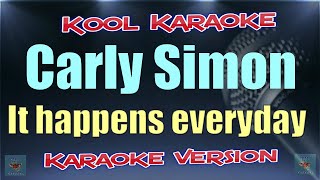 Famous Carly Simon - It happens everyday (Karaoke version) VT Profile