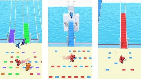 Bridge Race - All Levels Gameplay Walkthrough (Levels 3-8) |🎉🎉🎉