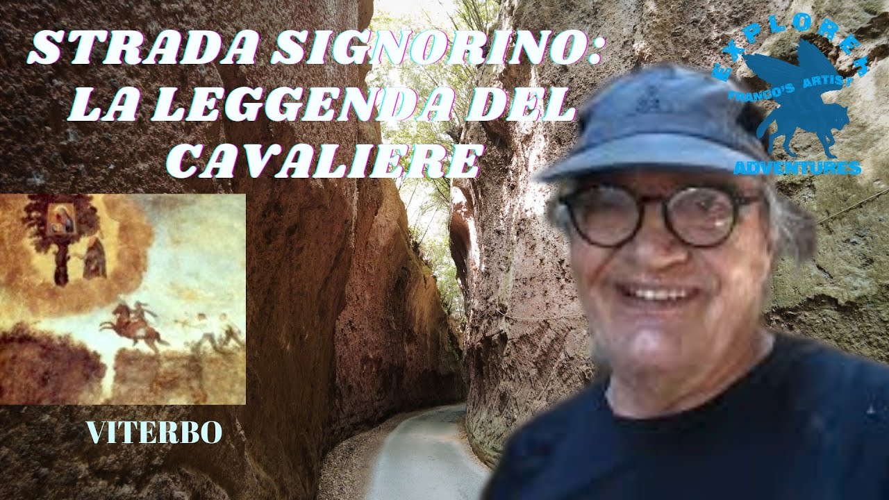 VITERBO-Strada Signorino: La leggenda del Cavaliere, Cava di Sant' Antonio.