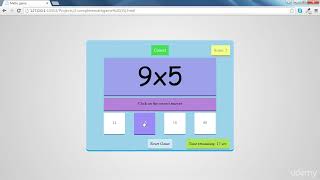 Complete Web Dev 0601 Project Introduction  Maths Game HTML, CSS & JavaScript