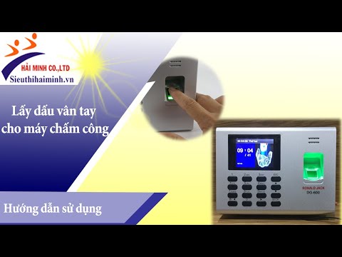 Video Hướng dẫn lấy dấu vân tay chi tiết cho máy chấm công - youtube