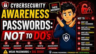 2.2.2. Passwords: Creating and Managing: Not to Do's