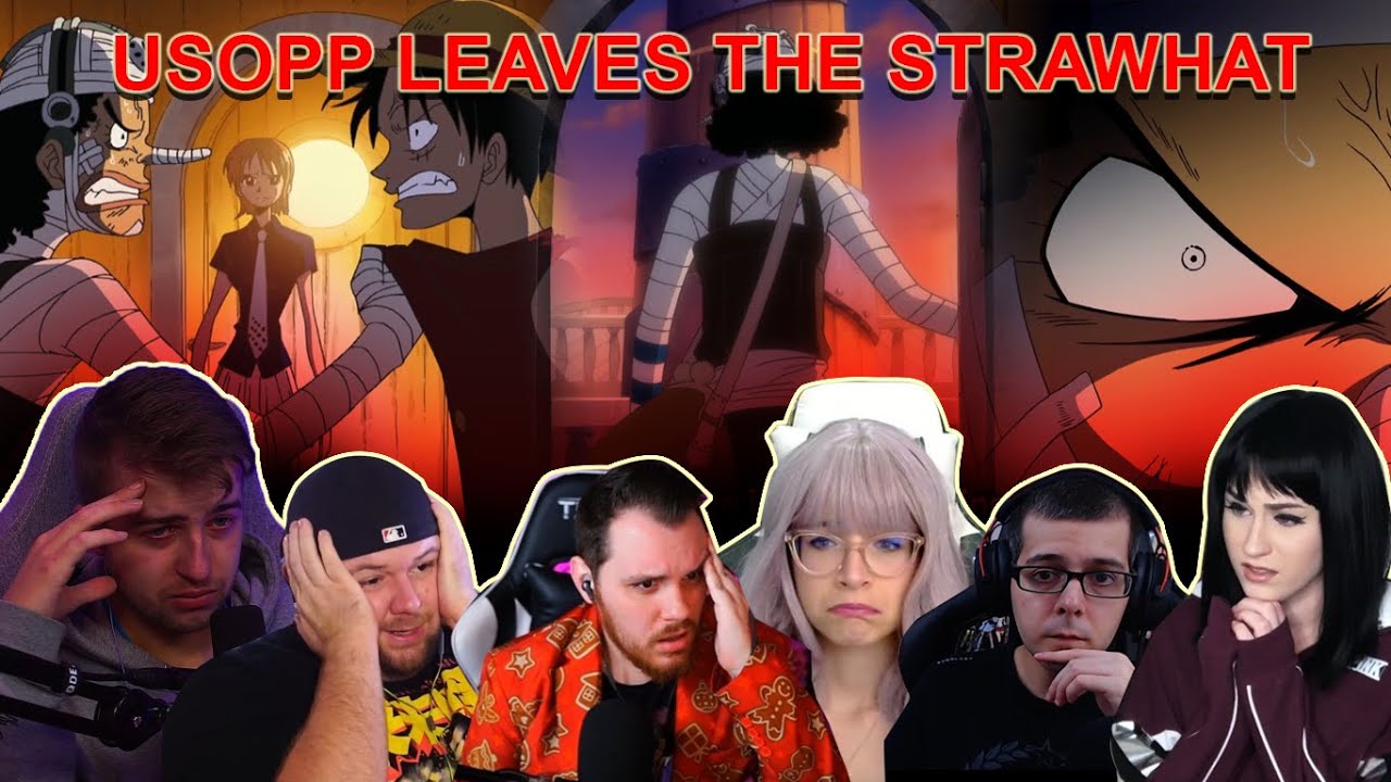 USOPP LEAVE The Strawhat - Reaction Mashup One Piece