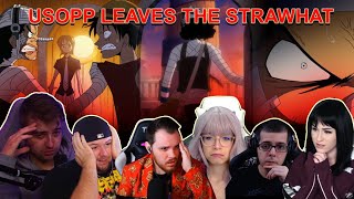 USOPP LEAVE The Strawhat - Reaction Mashup One Piece