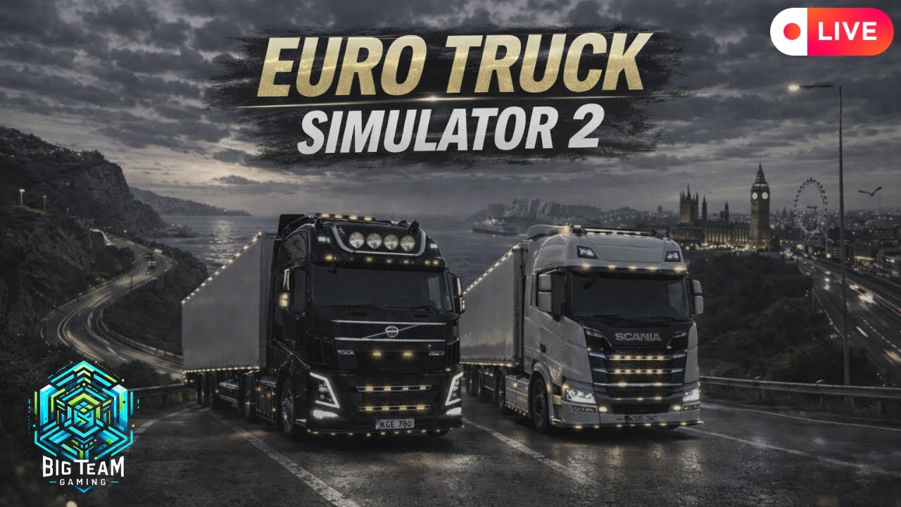 🔴 LIVE: Euro Truck Simulator 2 – 15000Km trip around Europe