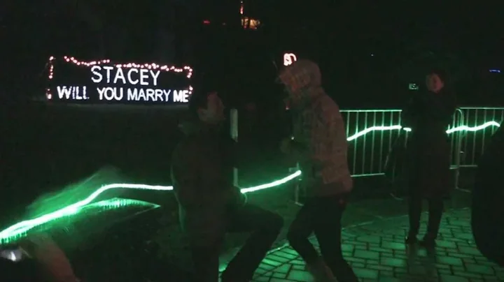 Byron Haley and Stacey Thompson marriage proposal ...