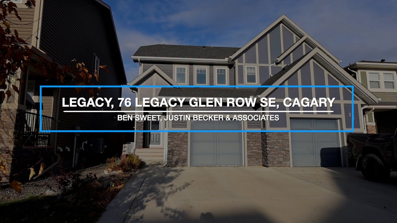 Legacy - 76 Legacy Glen Row SE, Cagary - Shannon Sperle // Ben Sweet, Justin Becker & Associates