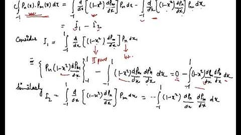 Orthogonality of Legendre Polynomials, Orthogonal Properties of Legendre Polynomials