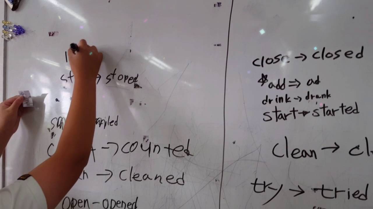 ESL PAST TENSE RELAY ACTIVITY YouTube