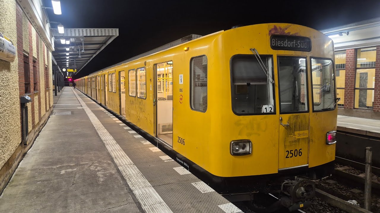 U-Bahn Berlin | Aussetzermitfahrt in der U5 von Biesdorf-Süd bis Alexanderplatz im F74E 2506