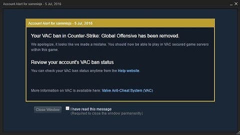 HOW TO REMOVE VAC BAN!! OMG!! 100% WORKING!!!