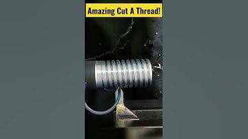 How,s It Unique Thread! Amazing Cut A Thread Using Lathe Machine #shorts