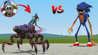 Epic Battle Sonic.EYX Vs The PROTOTYPE | Poppy Playtime | Garry's Mod screenshot 4