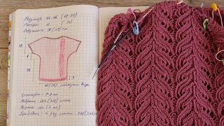 :    ( 1)  Lace blouse knitting pattern (part 1)