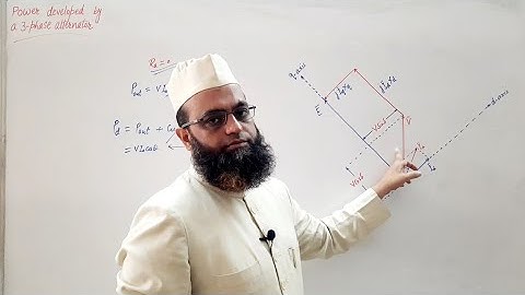 Power Developed by a 3-Phase Alternator | Part 1