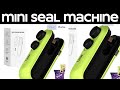 Mini Seal Machine Unboxing &amp; Review | USB Rechargeable 2 in 1 Heat Sealer &amp; Cutter | Snacks &amp; Chips 