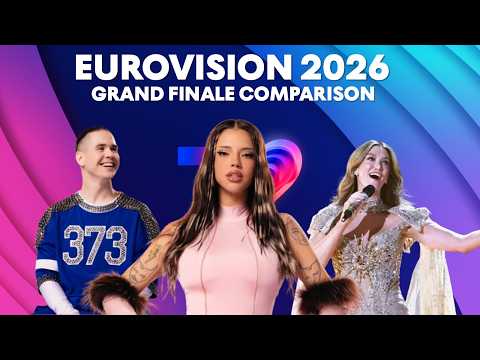 EUROVISION SONG CONTEST 2026 — GRAND FINALE COMPARISON