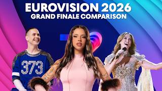 EUROVISION SONG CONTEST 2026 — GRAND FINALE COMPARISON