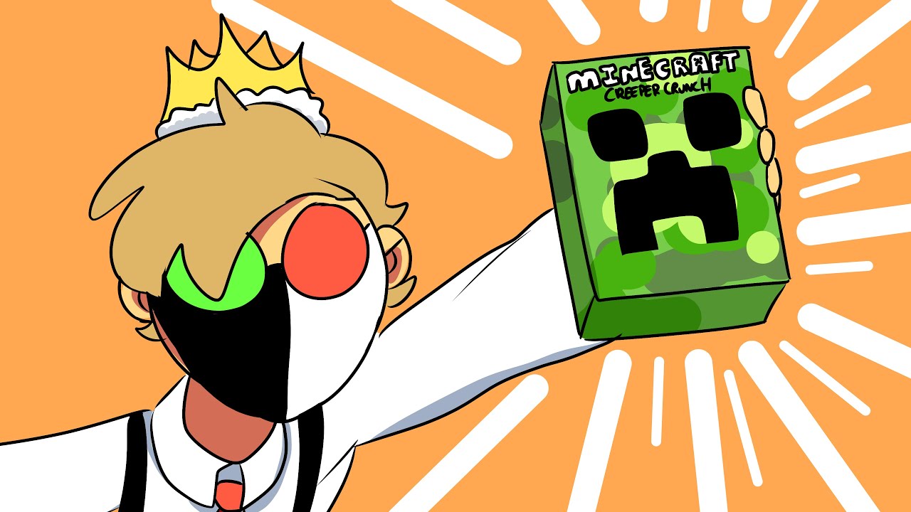 Ranboo vs creeper crunch (animation) - YouTube