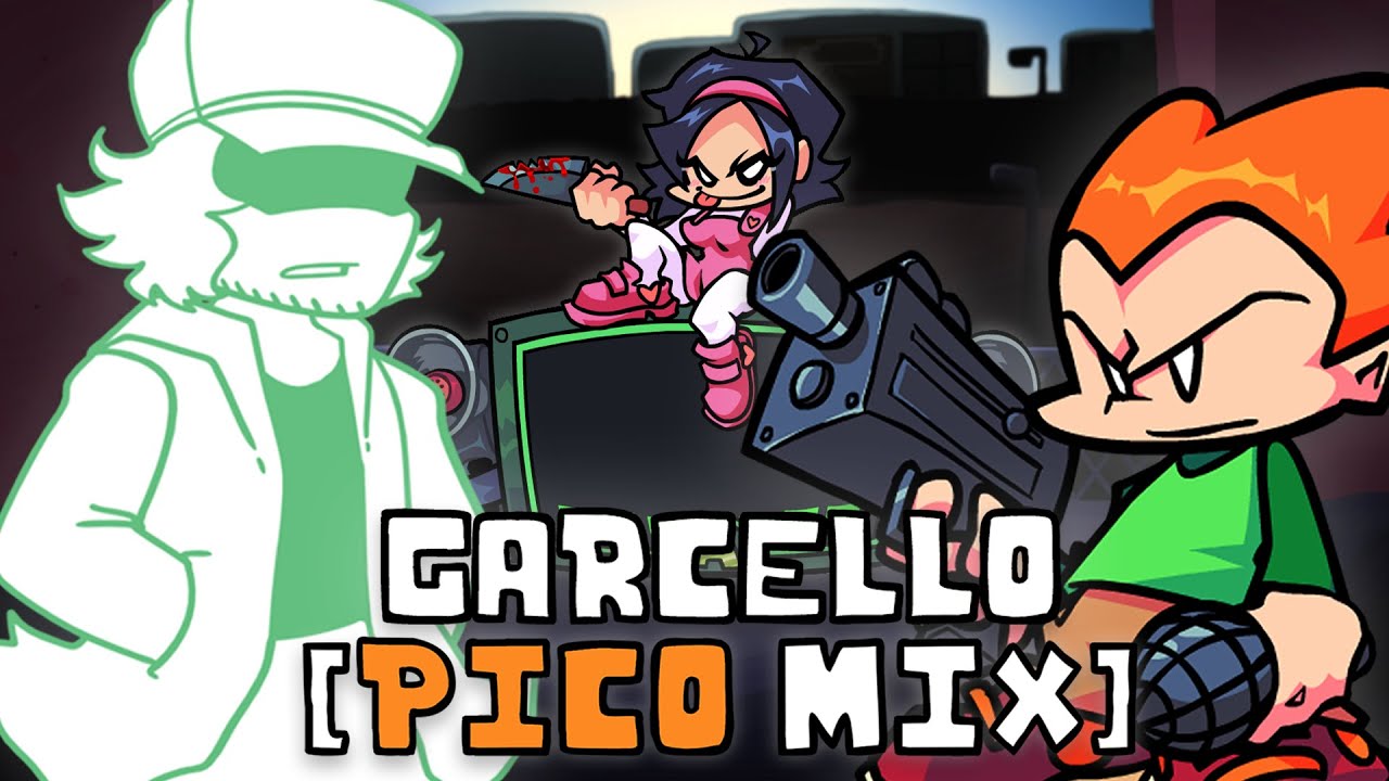 Friday Night Funkin' -  VS Garcello Pico Mix | Smoke 'Em Out Struggle Pico Mix (Full Week)