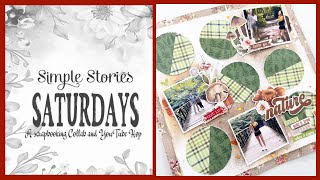 Simple Stories Simple Vintage Woodlands Nature Scrapbook Layout