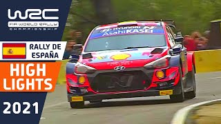 WRC Rally Highlights Final Day Afternoon : WRC RallyRACC - Rally de España 2021 Final Results