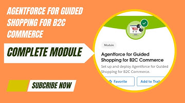 Agentforce for Guided Shopping for B2C Commerce | Complete Module | #salesforce #trailheadsalesforce