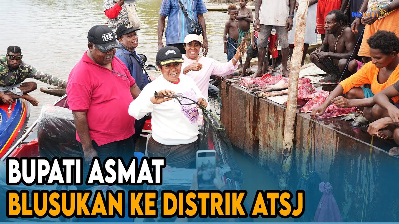 Bupati Asmat Blusukan ke Distrik Atsj