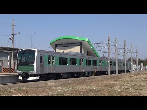 烏山線 EV-E301系 ACCUM 烏山駅での充電の様子･走行シーン