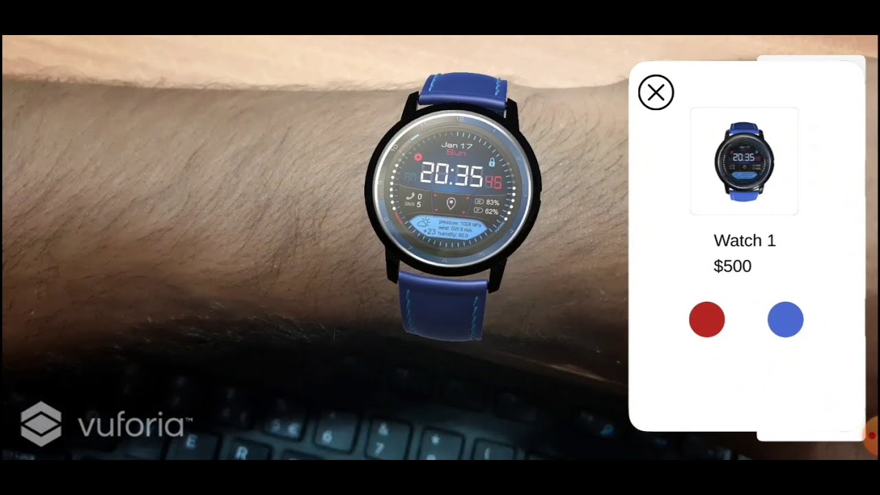 Augmented Reality Watch - YouTube