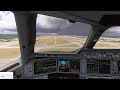 🌧️Stormy Skies Over Tennessee! A350 Nashville to Memphis – Heavy Rain &amp; Real Weather!⚡