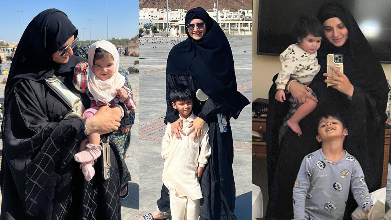 Sania Mirza doing Hajj in Macca with Son Izhaan Mirza & daughter Nasima Mirza after her Divorce - YouTube
