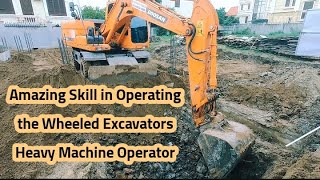 Amazing Skill in Operating the Wheeled Excavators screenshot 2