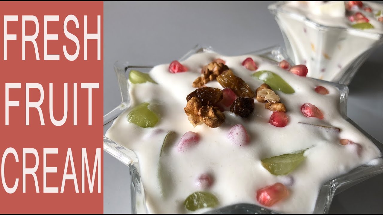 How To Make Fruit Cream Kaise Banaye Fruit Cream How To Make Fruit