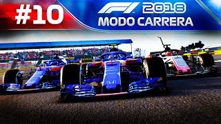 TORO ROSSO VS HAAS - F1 2018 MODO TRAYECTORIA #10 - Toro Rosso Honda