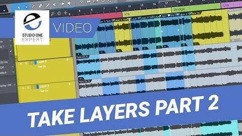 Using Record Takes to Layers in Studio One - Free Video Tutorial
