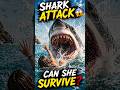 Injured Woman vs Shark 🦈 Real Survival Story | Movie Explained Hindi #viral