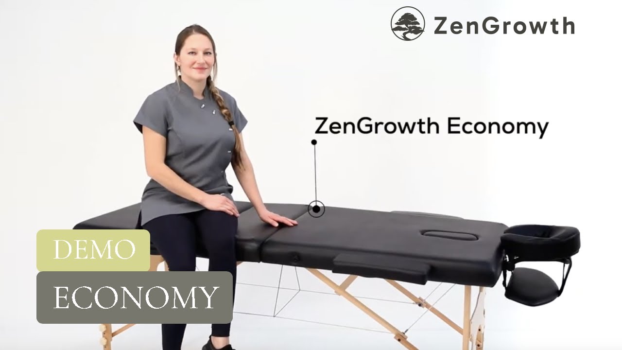 generatie Tegenstander Pygmalion Massagetafel ZenGrowth Economy - Goedkope Massagetafel - YouTube