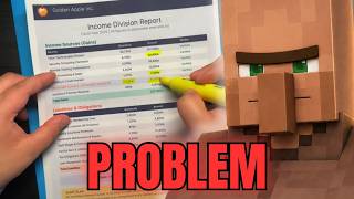 Minecraft ASMR | Financial Analyst Reviews YOUR Business & Finds a Problem screenshot 3