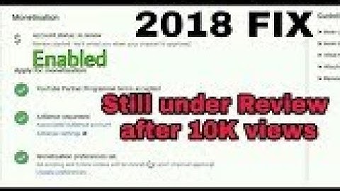 10k views is complete but monetisation is not enabled Problem Fixed 2018