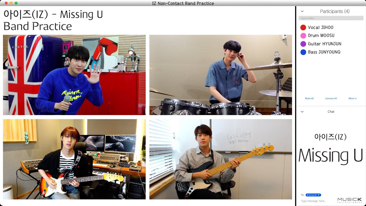 [BAND PRACTICE] 아이즈(IZ) 'Missing U' Non-Contact Band Practice