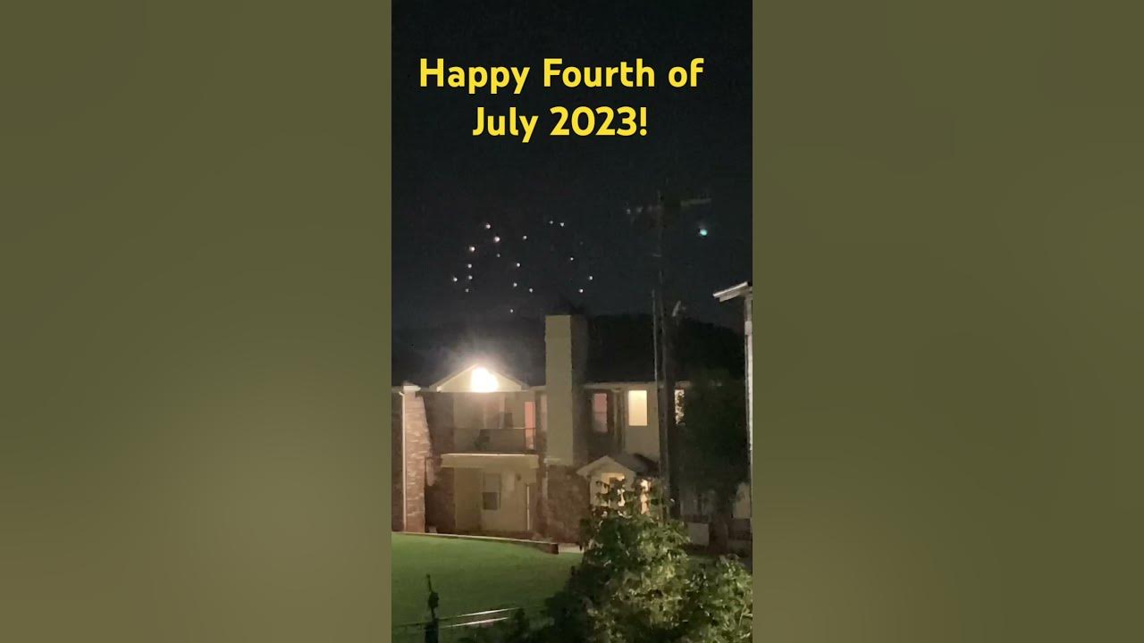 Fourth of July 2023 fireworks above lake hefner Oklahoma City YouTube