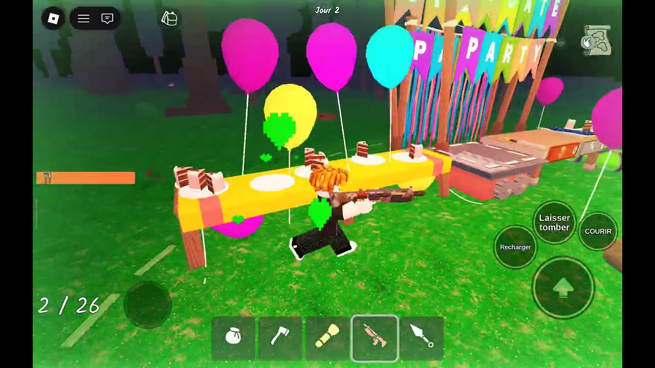 Vidéo sur Roblox la fête nulle je suis dégoûté