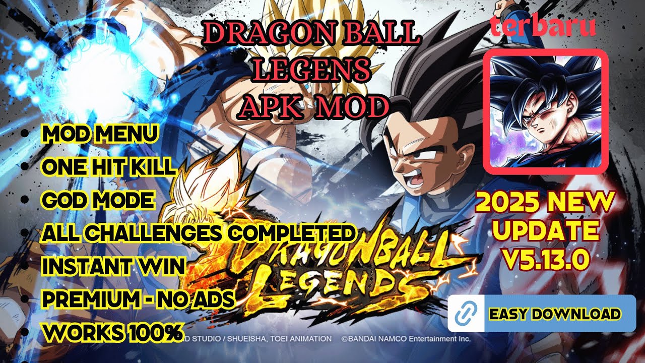 DRAGON BALL LEGENDS APK MOD V5.13.0 TERBARU YouTube