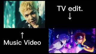 TVアニメ「SK∞ エスケーエイト」OP主題歌「Paradise」MusicVideoとTVeditの比較