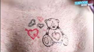 TEMPORARY TATTOO | Magic tattoo Beautiful Bear 🐻 #008