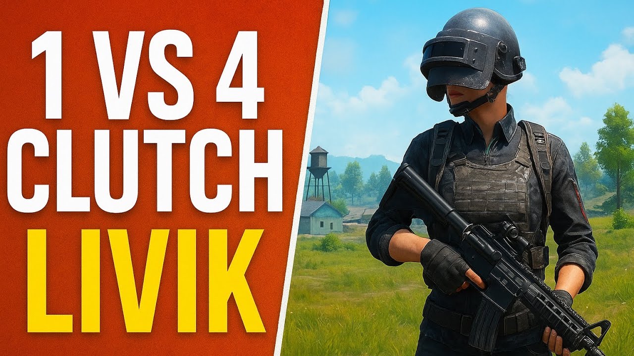 🔥 Insane 1 vs 4 Clutch on Livik | BGMI Best Clutch Moments 🔥 - YouTube